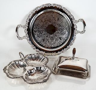Lot of Silver Plate Serving Articles
