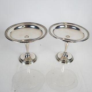 Pair of International Sterling Silver Tazzas