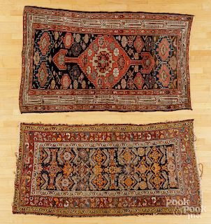 Two Hamadan carpets