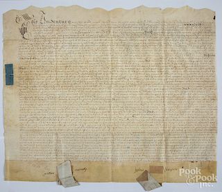 English servitude trade indenture document