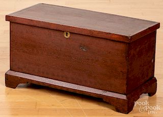 Miniature Pennsylvania stained blanket chest