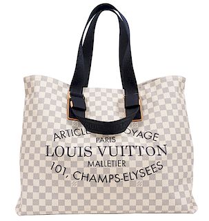 Louis Vuitton Beach Damier Azur Cabas Bag GM