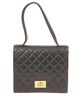 Chanel Vintage 1996 Black Lambskin Handbag