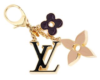 Louis Vuitton Bag Charm Fleur De Monogram