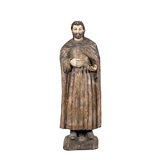 SAINT. MEXICO, EARLY 19TH CENTURY. Carved in polychromed wood.