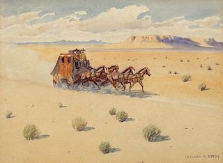 Leonard H. Reedy, Untitled (Stagecoach)