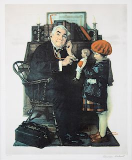 Norman Rockwell, The Doctor and the Doll