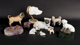 Ten Assorted Dog Figurals, 20th C.