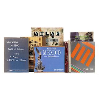 Lote de libros: CIUDAD DE MÉXICO. Álvarez, José Rogelio.  México Inolvidable - Unforgettable Mexico.  España: Editorial Everest, 1995.
