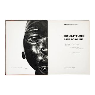 LOTE DE LIBRO SOBRE ESCULTURA AFRICANA. Fagg, William. La Sculpture Africaine. Paris: Fernand Hazan, Éditeur, 1958.