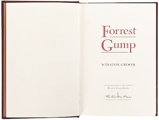 Groom, Winston. Forrest Gump. Norwalk, Connecticut: The Easton Press, 2002. Primera edición firmada.