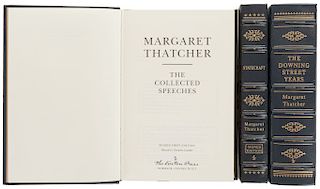 Thatcher, Margaret. The Downing Street Years / The Collected Speeches / Statecraft Strategies. Norwalk, 1994/98/2002. Firmados. Pzs: 3.