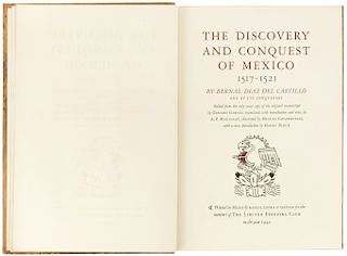 Díaz del Castillo, Bernal. The Discovery and Conquest of Mexico 1517 - 1521. The Limited Editions Club, 1942.