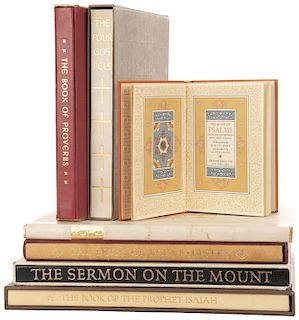 Obras Religiosas, Ediciones Limitadas. Greer, Rowan A. The Sermon on the Mount / King James. The Book of the Prophet... Piezas: 7.