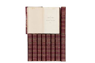 Moore's Poetical Works. London: Longman, Orme, Brown, Green and Longmans, 1840 - 1841. Tomos I-X. Piezas: 10.