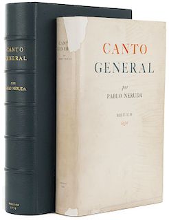 Neruda, Pablo. Canto General. México: Talleres Gráficos de la Nación, 1950. Primera edición.