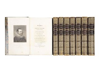 Spenser, Edmund. The Works. London: F. C. and Rivington, 1805. Tomos I - VIII. Piezas: 8.