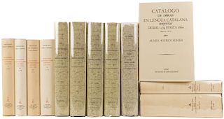 Bibliografía y Biografías Española. Esnsayo de una Biblioteca Española /Repertorio de Medievalismo Hispánico... Piezas: 12.