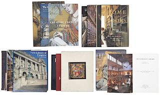 Lote de Libros sobre Librerías y Bibliotecas. The Library a World History / Treasures of the Library of Congress... Piezas: 14