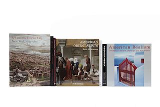 Libros sobre Arte en Estados Unidos. Art and the Empire City / Alice Neel / Super Realism / American Orientalists... Piezas: 7.