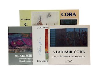 Obra de Vladimir Cora. Exposición Retrospectiva / Sun and Nature / Las Señoritas de Tecuala... 3 firmados por Cora. Piezas: 5.
