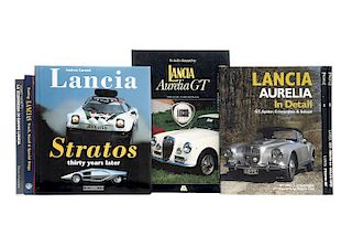 Lote de Libros sobre Lancia. Lancia. Profili Quattroruote/ Lancia Aurelia GT/ Racing Lancias/ La Scommessa di Gianni Lancia... Pzas: 7.