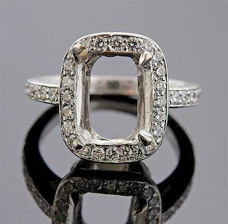 Platinum Diamond Ring Setting