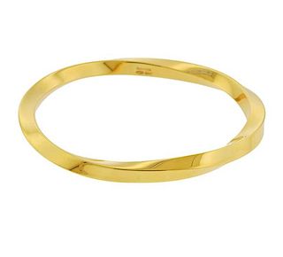 Tiffany &amp; Co 18K Gold Bangle Bracelet