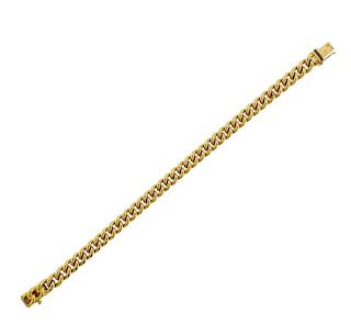 18K Gold Chain Bracelet