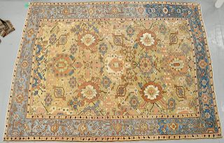 Heriz Oriental Carpet, circa 1900. 9' x 12'.