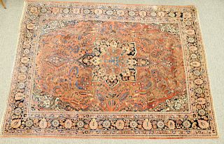 Sarouk Oriental Carpet. 8' 9" x 11' 9".