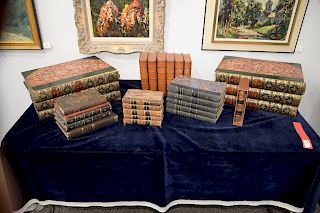 Group of Books, to include six volumes IL Vaticano 1829, Brown Slocomb family, marked Sophia Augusta Brown along with twenty-one miscellaneous books. 