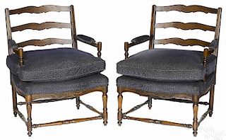 Pair of Baker fauteuils.