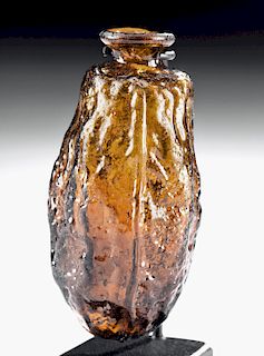 Roman Sidonian Glass Date Flask