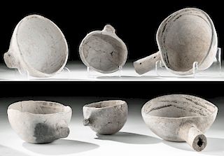 Lot of 3 Anasazi Pottery Ladles - Mesa Verde Museum