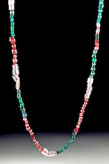 18th C. Spanish Colonial Glass Bead Necklace