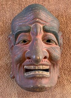 Gigaku Mask, Edo Period or Earlier