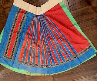 Chinese Silk Skirt, Qing Dynasty
