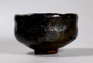 Black Raku Chawan, Edo Period or Earlier