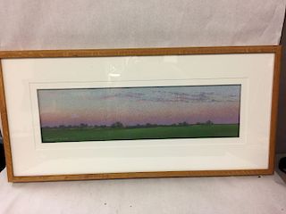 Framed Signed "Evensong" Pastel Painting by Lee Kimball 1998