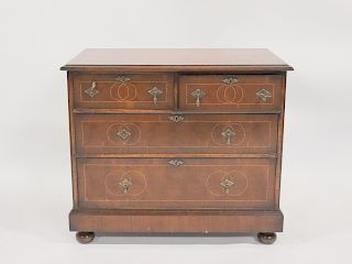 Vintage And Fine Custom Quality Inlaid Chest