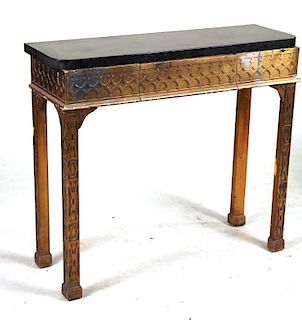 George II Style Giltwood Pier Table, 20th C.