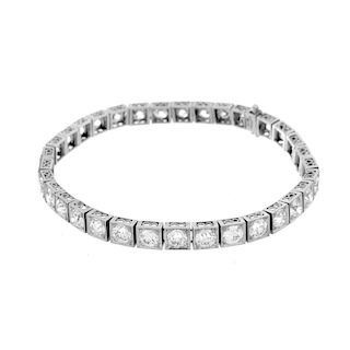 Tiffany & Co. Diamond and Platinum Bracelet
