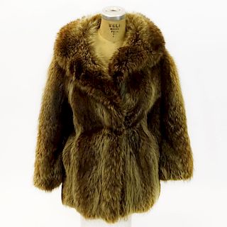 Vintage Raccoon Fur Jacket