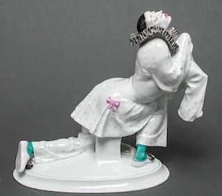 Meissen Pierrot Russian Ballet Porcelain Figure