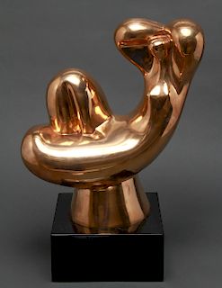 Daniel Capri "Modern Woman" Abstract Bronze