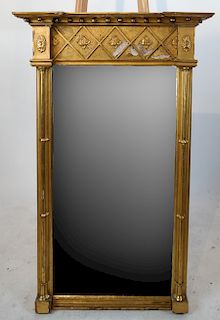 Classical-Style Gilt Mirror