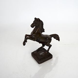 GORDILLO: Rearing Horse - Bronze Sculpture