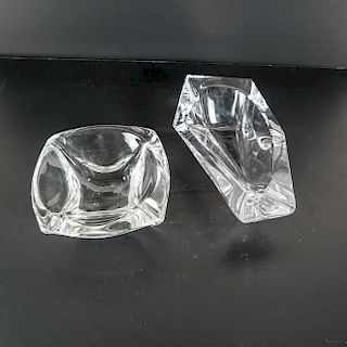Two Daum, France Crystal Articles