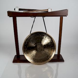 Chinese Gong on a Stand